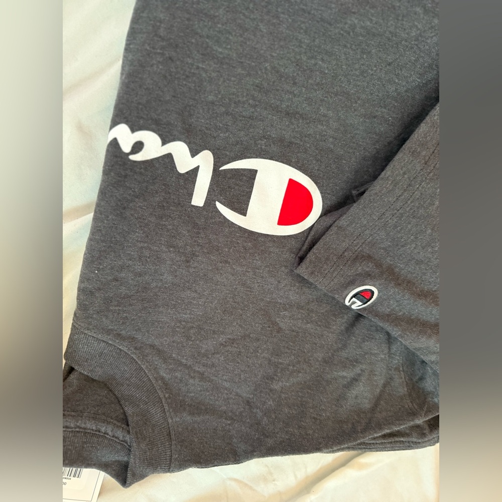 Men’s Champion Tee - Grey t-Shirt  Men’s LT - Brand New with Tags